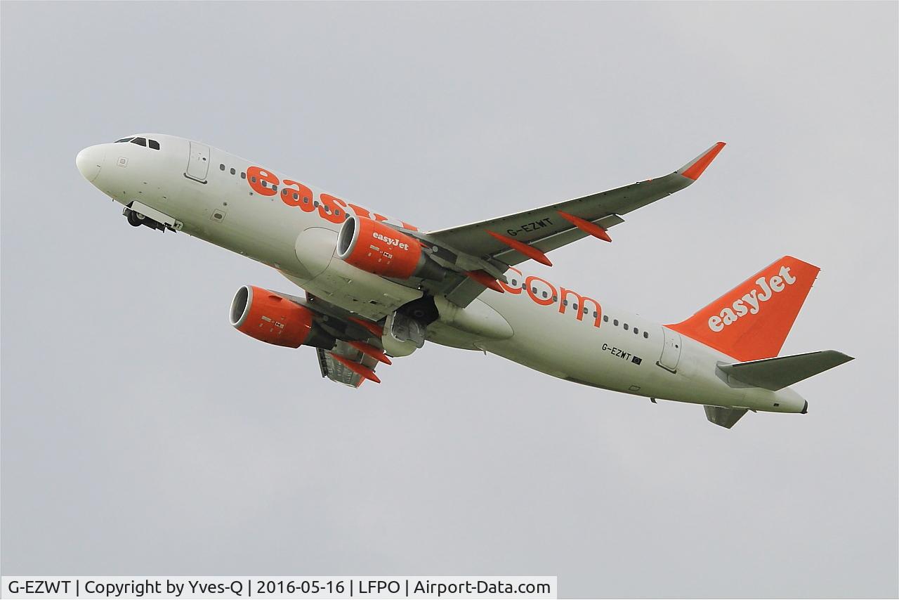 G-EZWT, 2014 Airbus A320-214 C/N 6047, Airbus A320-214, Climbing from rwy 24, Paris-Orly airport (LFPO-ORY)