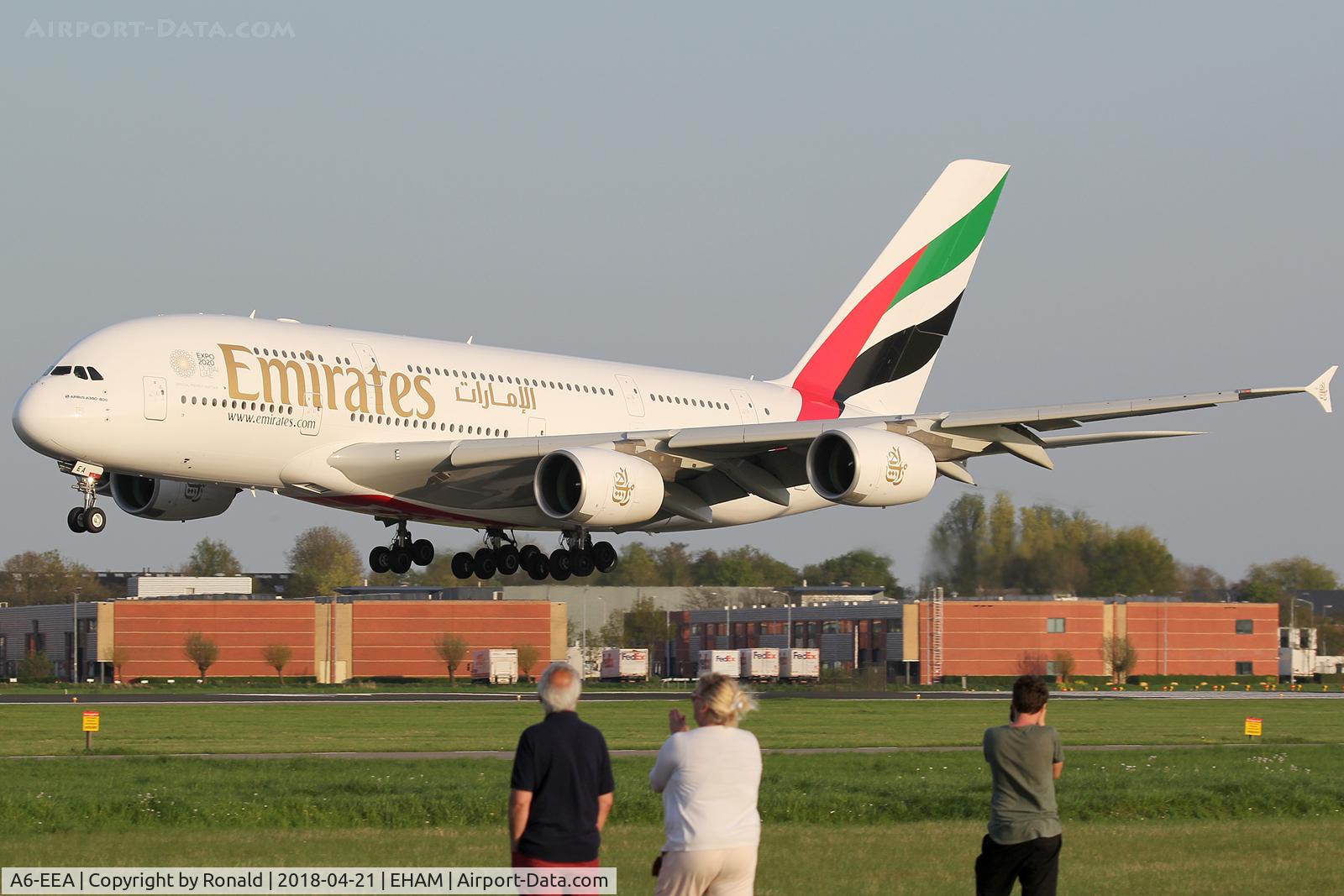 A6-EEA, 2012 Airbus A380-861 C/N 108, at spl