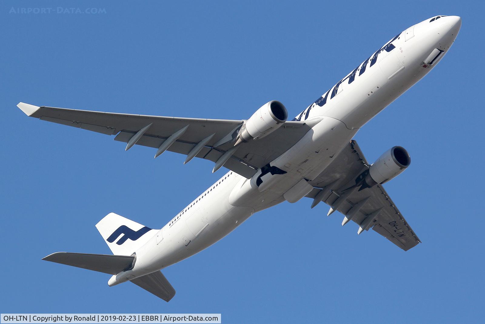 OH-LTN, 2009 Airbus A330-302X C/N 1007, at bru