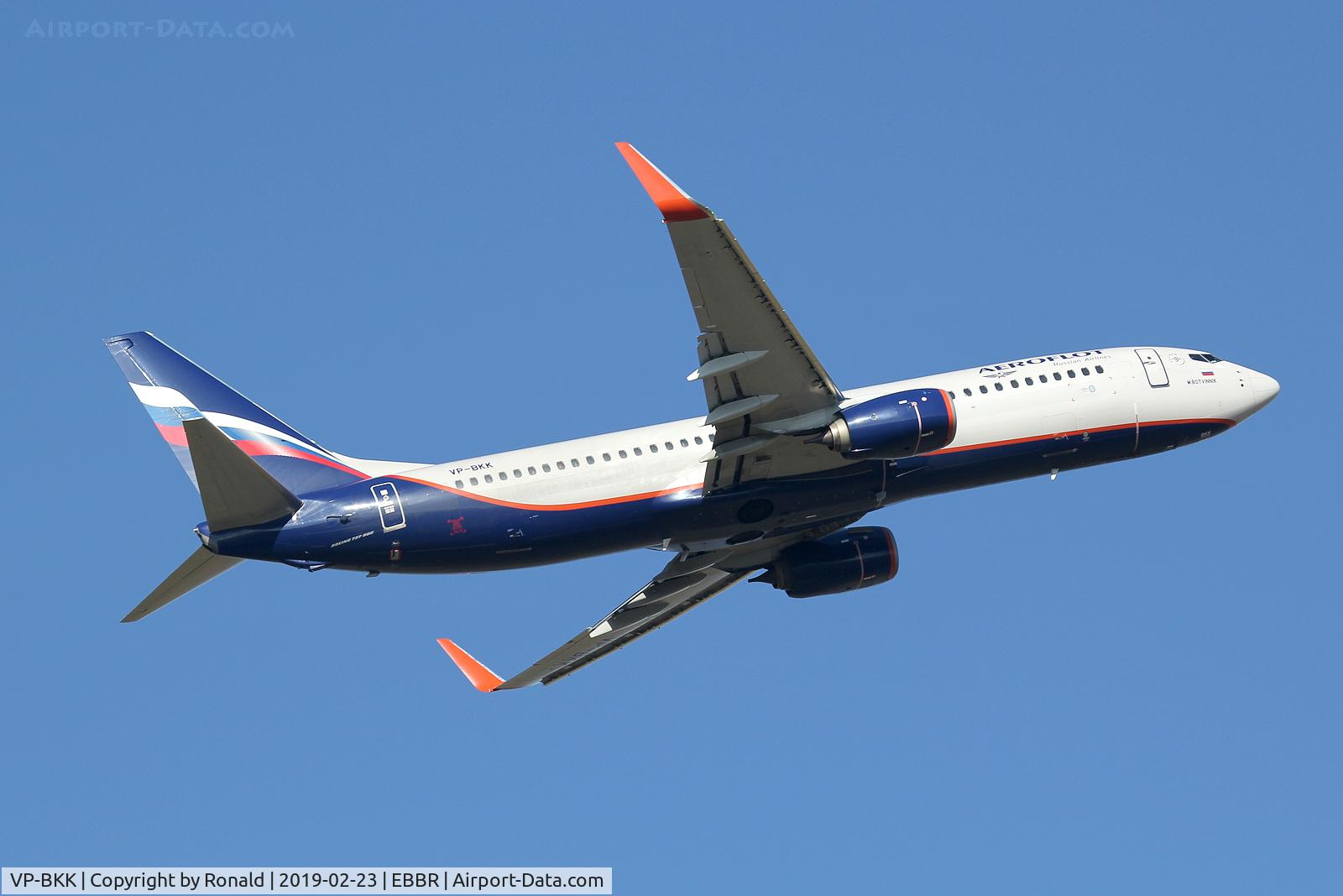 VP-BKK, 2017 Boeing 737-8LJ C/N 41243, at bru