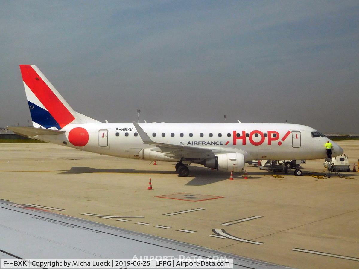 F-HBXK, 2004 Embraer 170LR (ERJ-170-100LR) C/N 17000008, At Charles de Gaulle