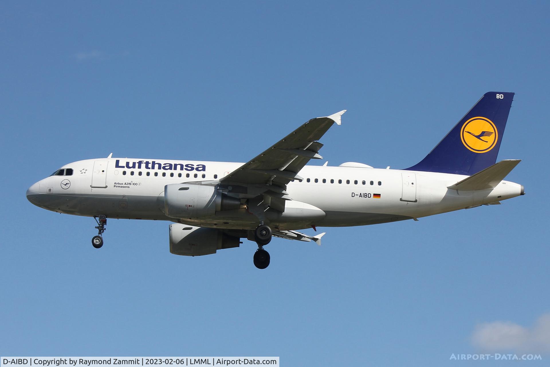 D-AIBD, 2010 Airbus A319-112 C/N 4455, A320 D-AIBD Lufthansa