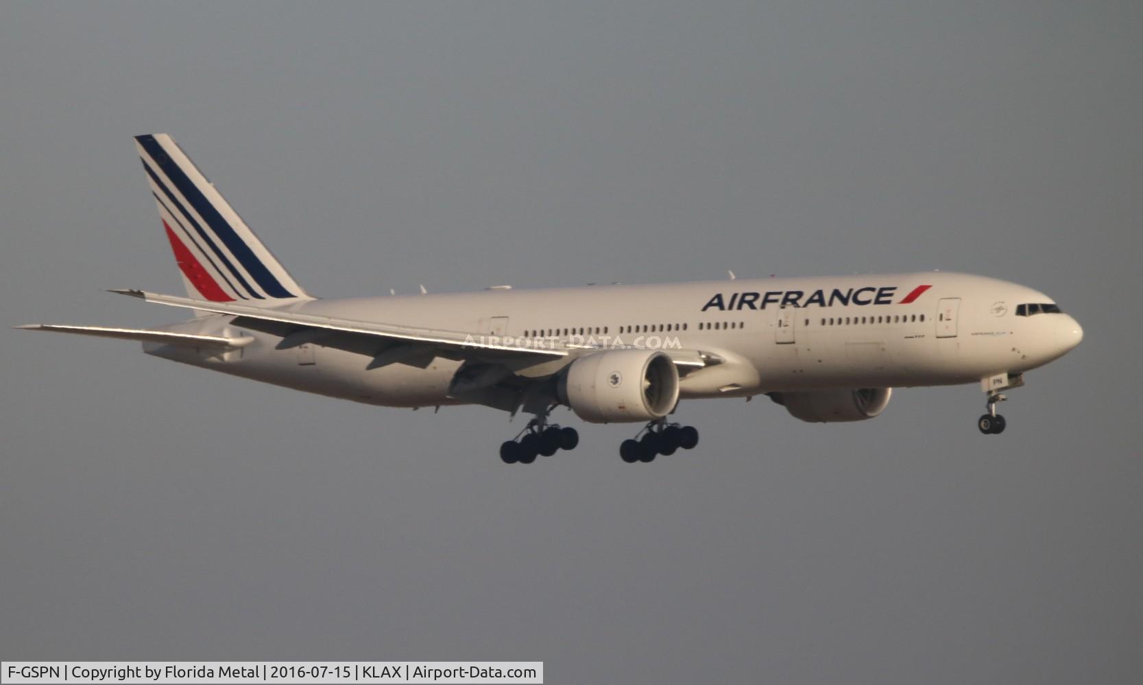 F-GSPN, 2000 Boeing 777-228/ER C/N 29011, Air France 777-200 zx