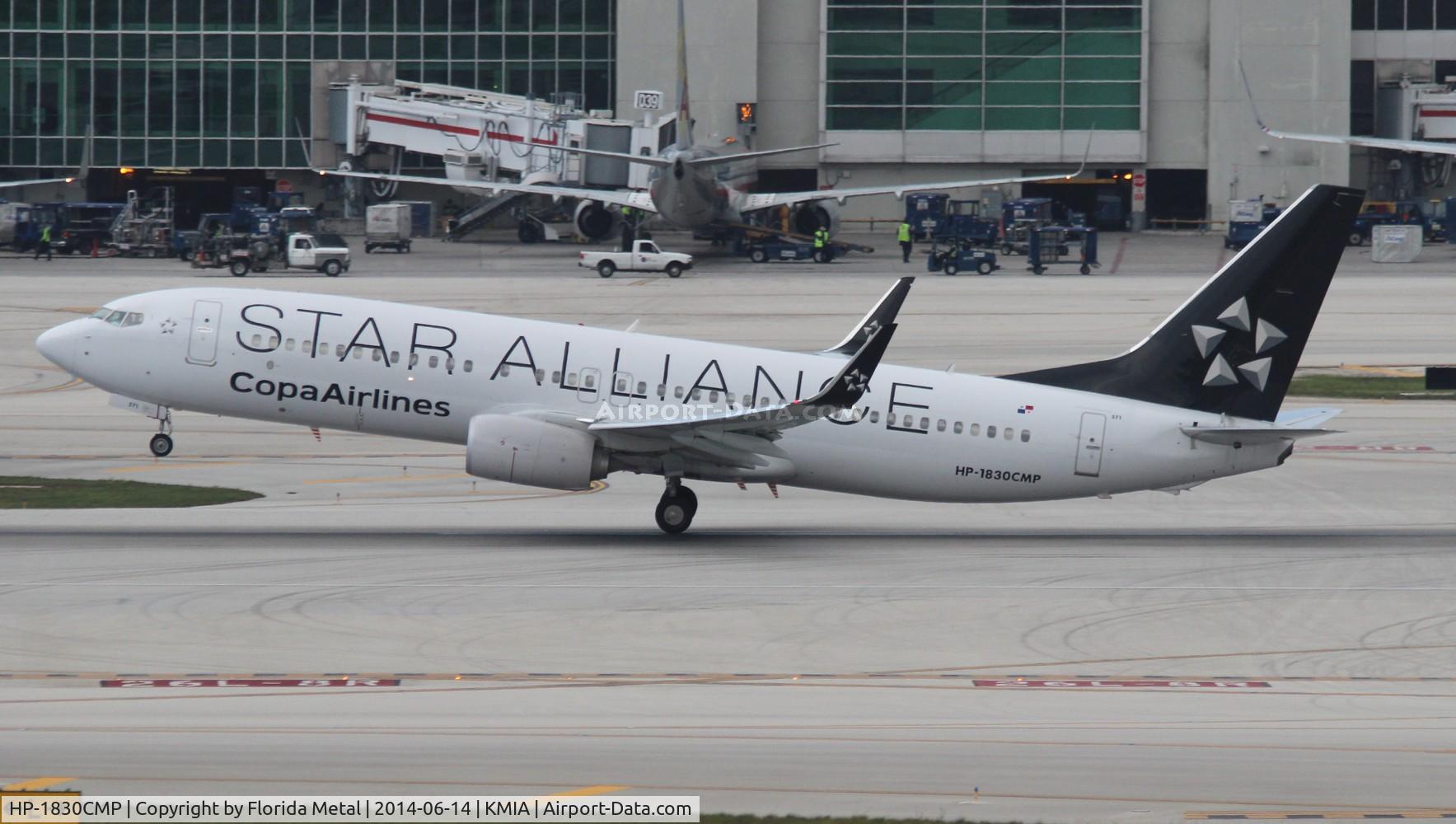 HP-1830CMP, 2013 Boeing 737-8V3 C/N 40781, Copa 737-800 zx