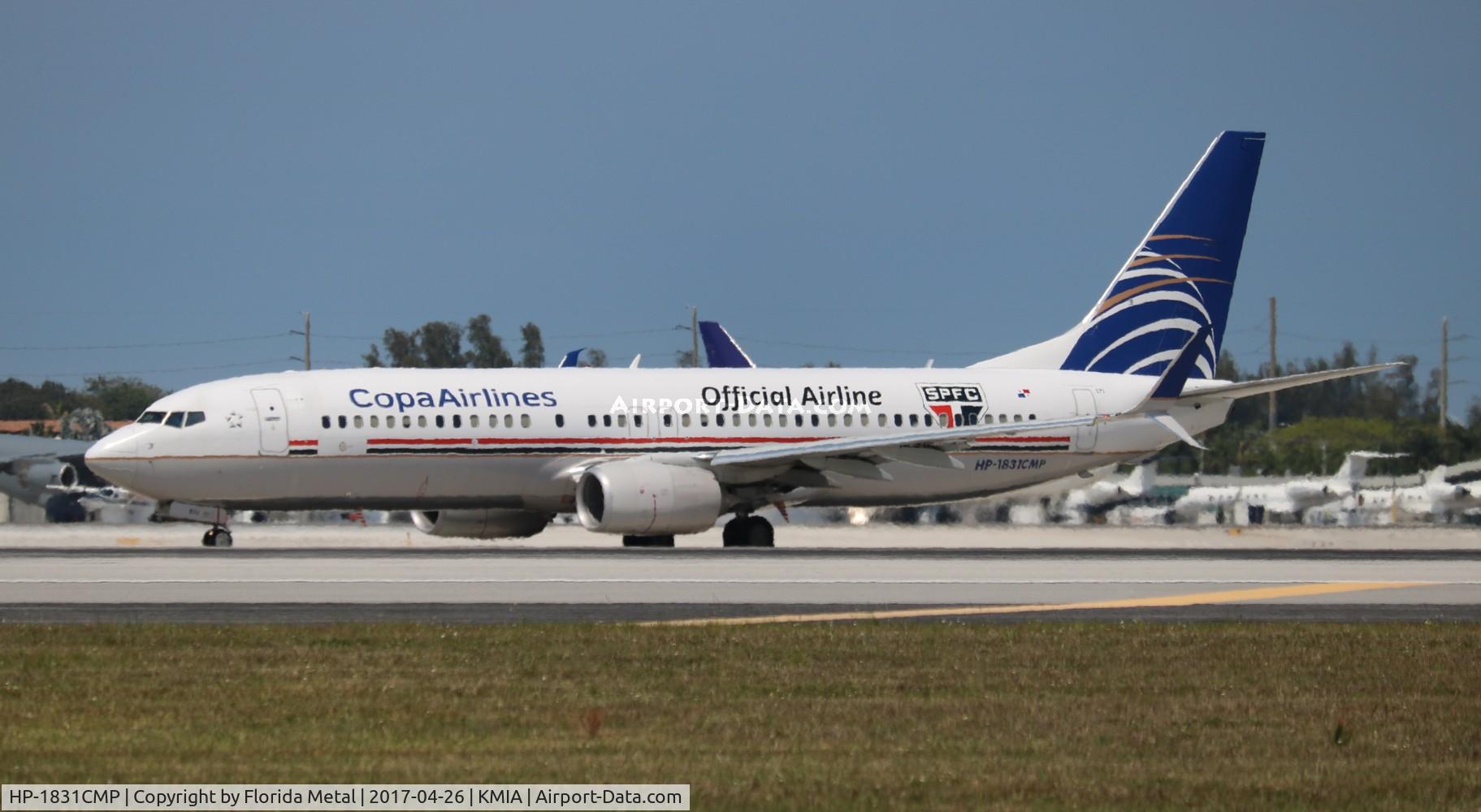 HP-1831CMP, 2013 Boeing 737-8V3 C/N 40788, Copa 737-800 zx