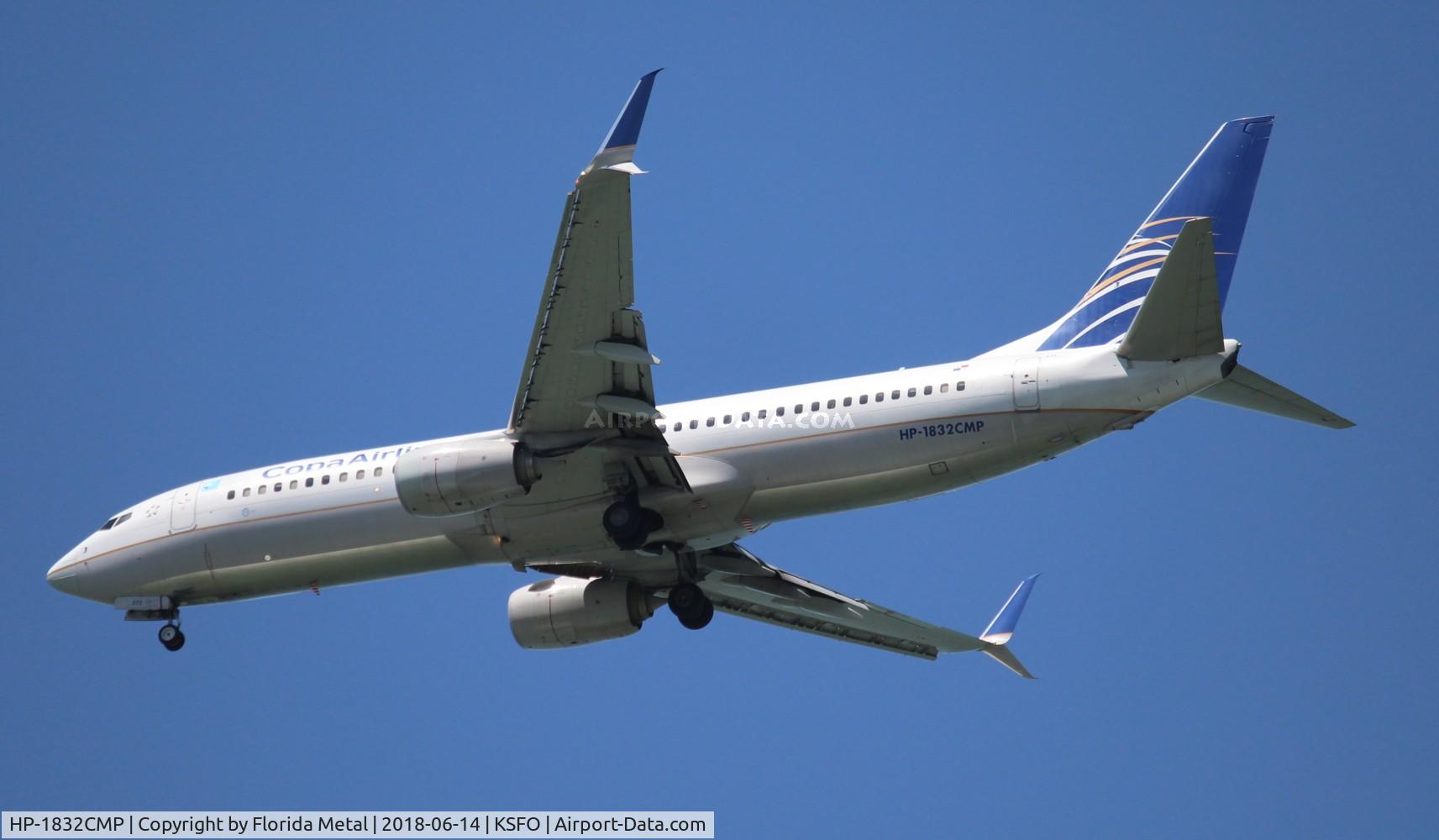 HP-1832CMP, 2013 Boeing 737-8V3 C/N 40789, Copa 737-800 zx