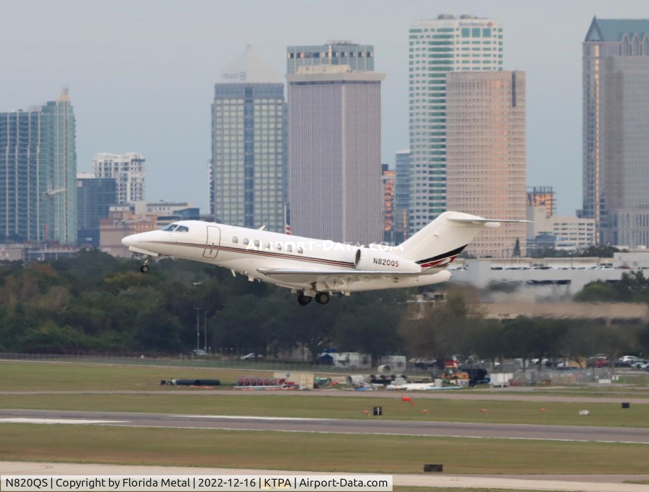 N820QS, 2021 Textron Aviation (Cessna) 700 (Citation Longitude) C/N 700-0057, TPA 2022