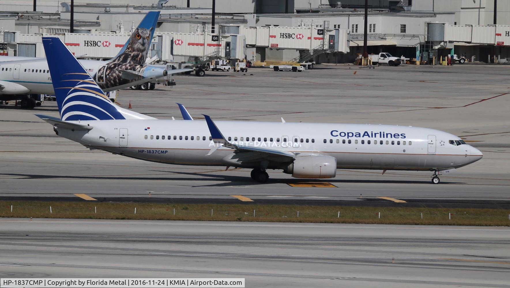 HP-1837CMP, 2014 Boeing 737-8V3 C/N 40783, Copa 737-800 zx