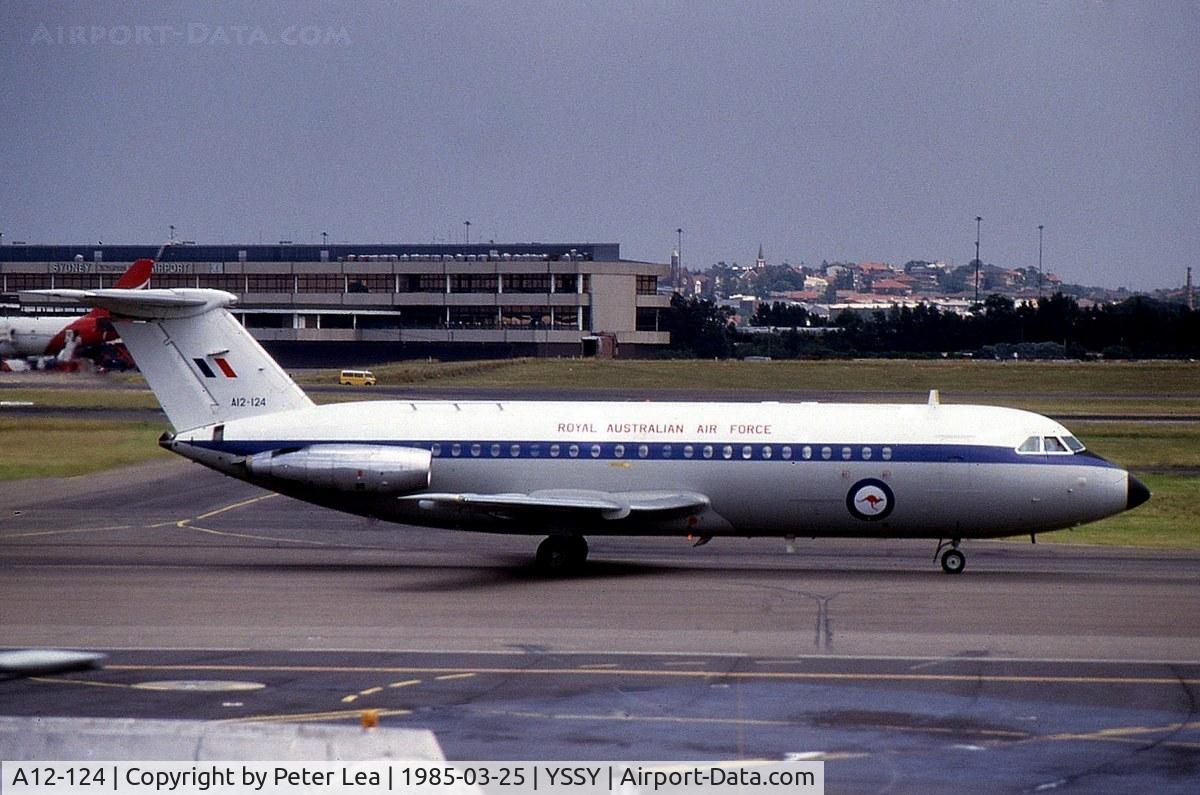 A12-124, 1967 BAC 111-217EA One-Eleven C/N BAC.124, Photo taken during one of it's many visits to Sydney Airport