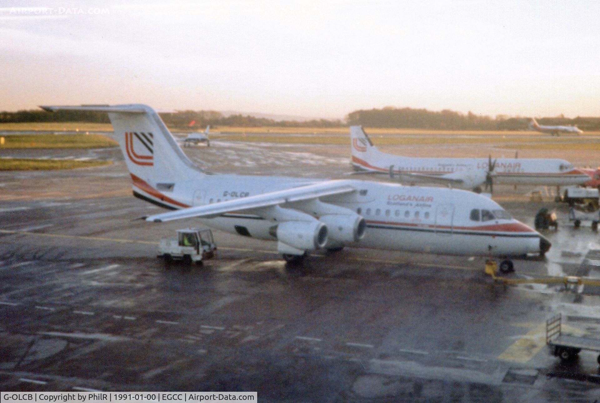 G-OLCB, 1988 British Aerospace BAe.146-200 C/N E2103, G-OLCB 1988 BAE146-200 Loganair MAN
