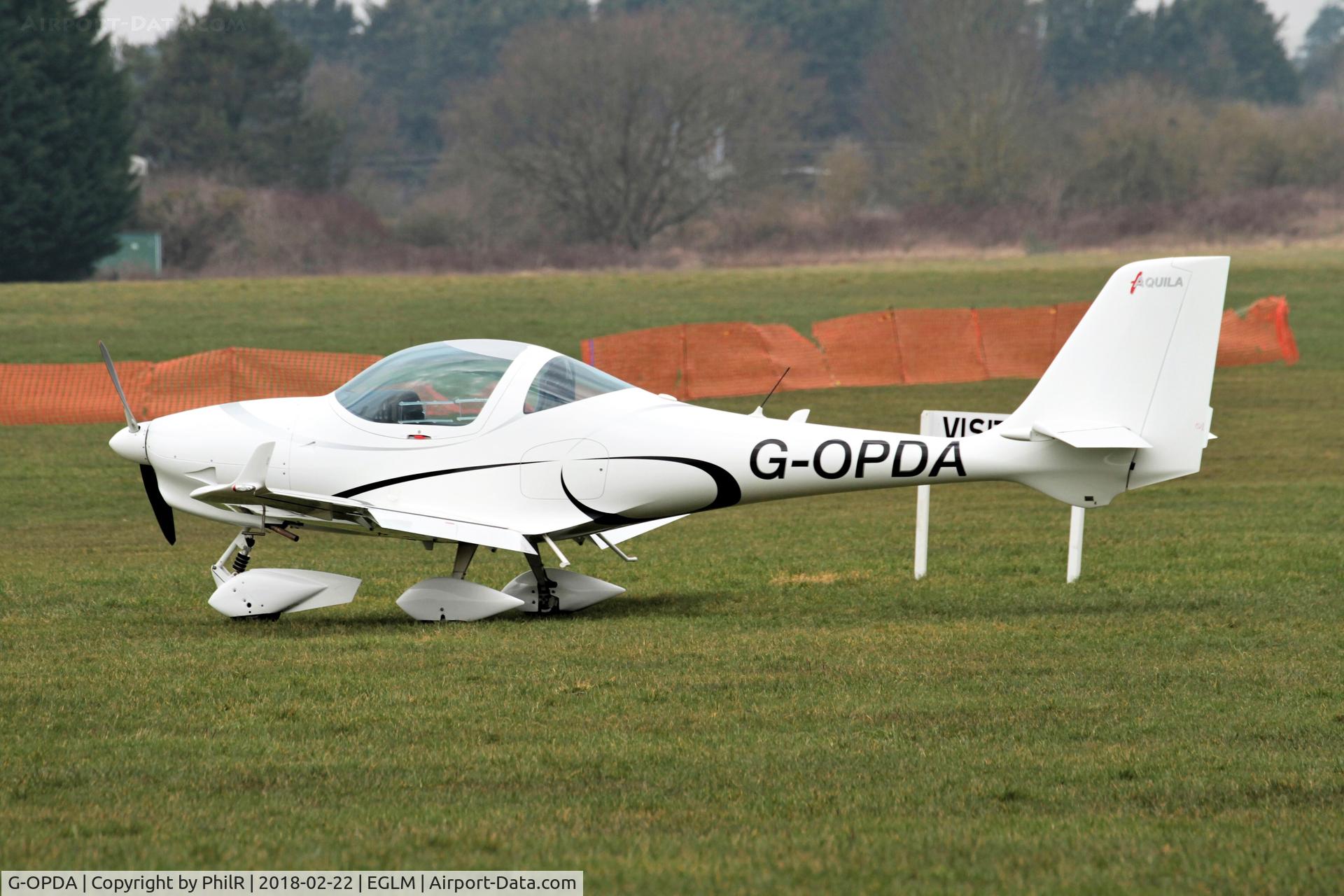 G-OPDA, 2008 Aquila A210 (AT01) C/N AT01-180, G-OPDA 2008 Aquila AT01 White Waltham