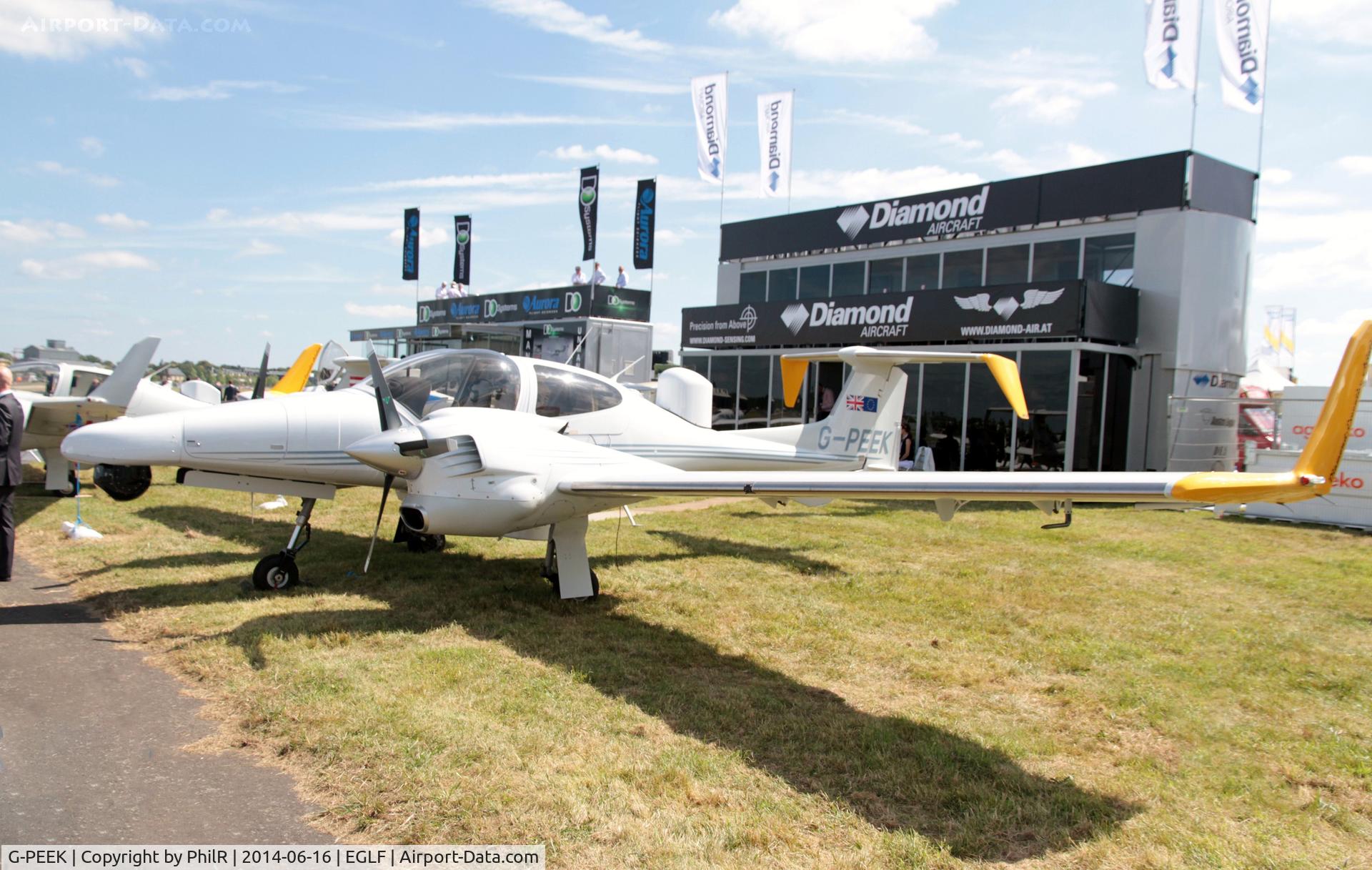 G-PEEK, 2011 Diamond DA-42M-NG Twin Star C/N 42.MN018, G-PEEK 2011 Diamond Aircraft DA42M-NG FAB