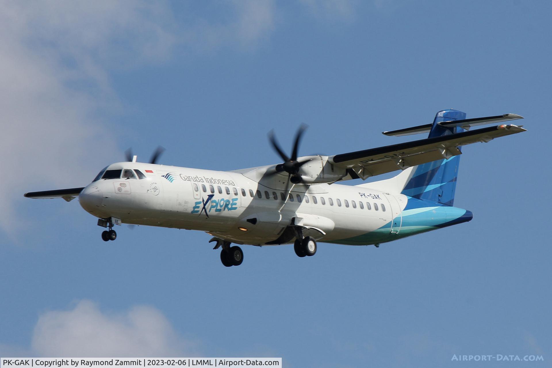 PK-GAK, ATR 72-600 (72-212A) C/N 1249, ATR-72 PK-GAK Garuda Indonesia