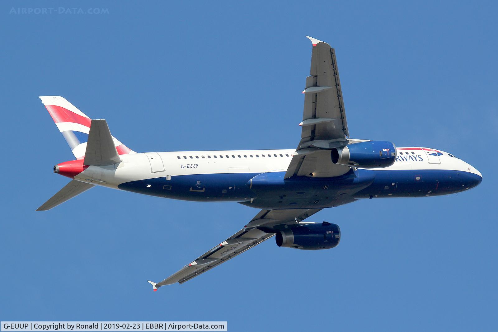 G-EUUP, 2003 Airbus A320-232 C/N 2038, at bru