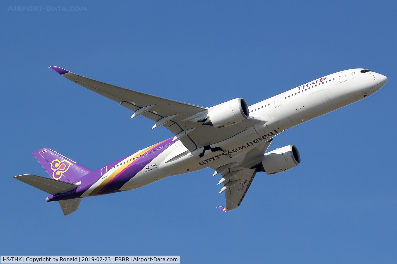 HS-THK, 2018 Airbus A350-941 C/N 0181, at bru
