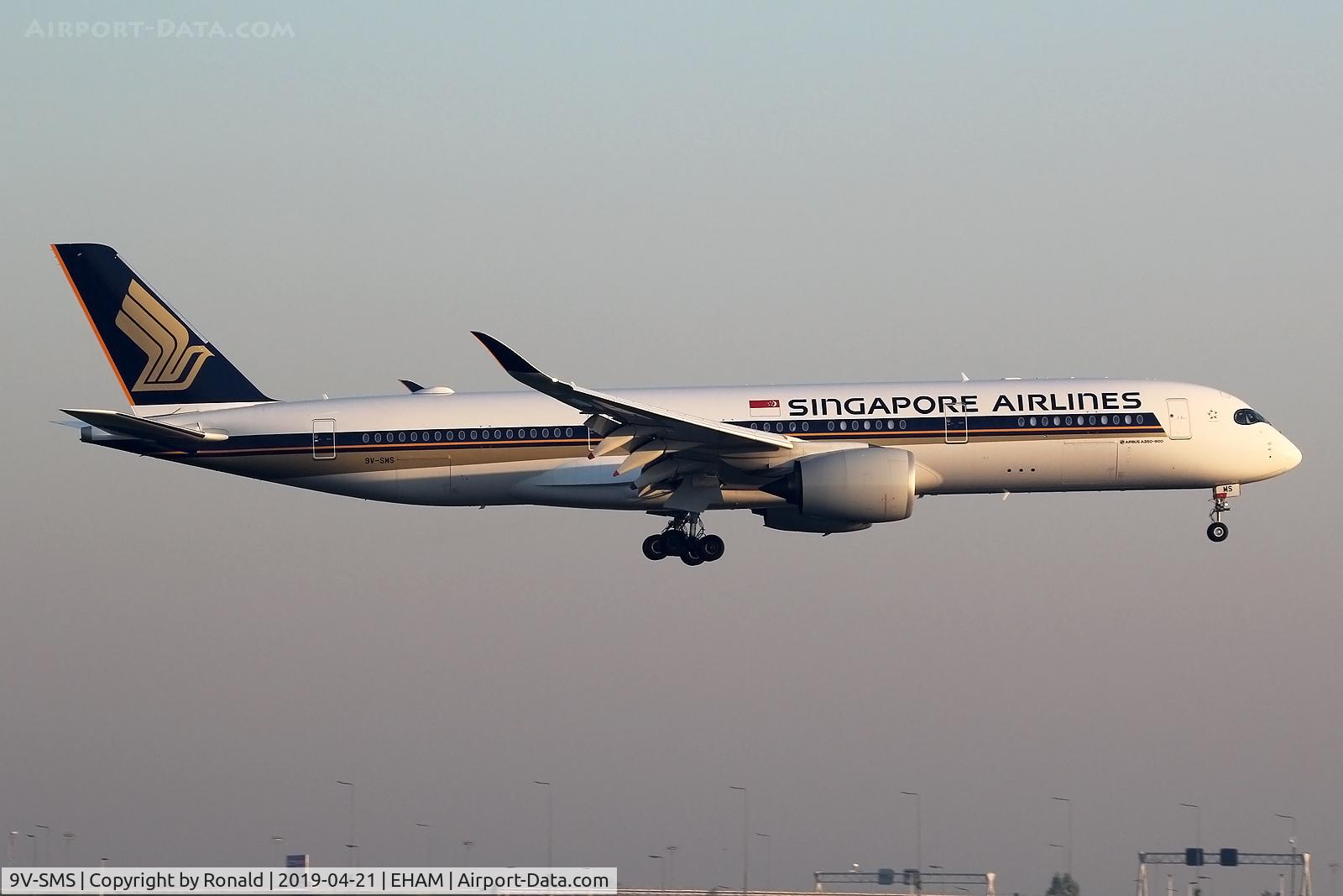9V-SMS, 2017 Airbus A350-941 C/N 158, at spl