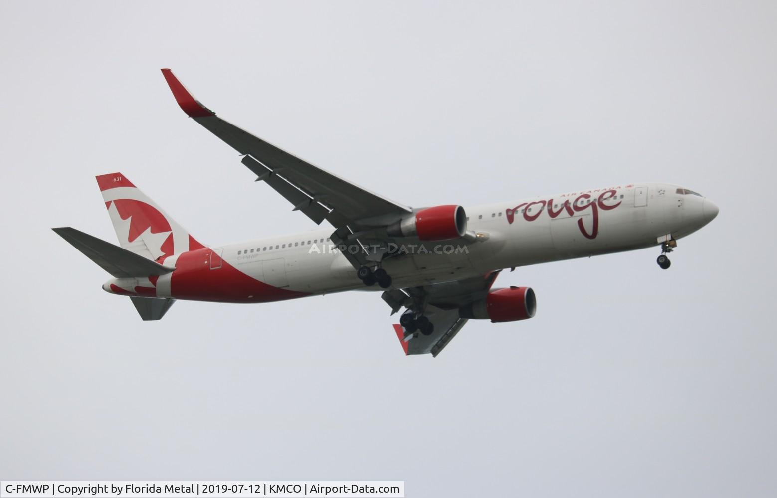 C-FMWP, 1993 Boeing 767-333/ER C/N 25583, Rouge 767-300 zx