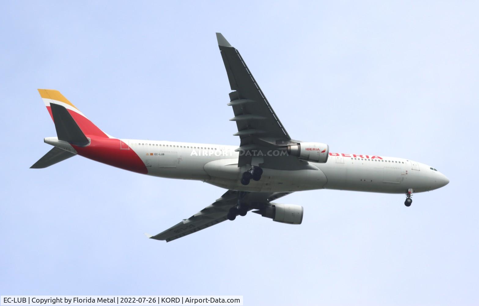 EC-LUB, 2012 Airbus A330-302 C/N 1377, Iberia A333 zx