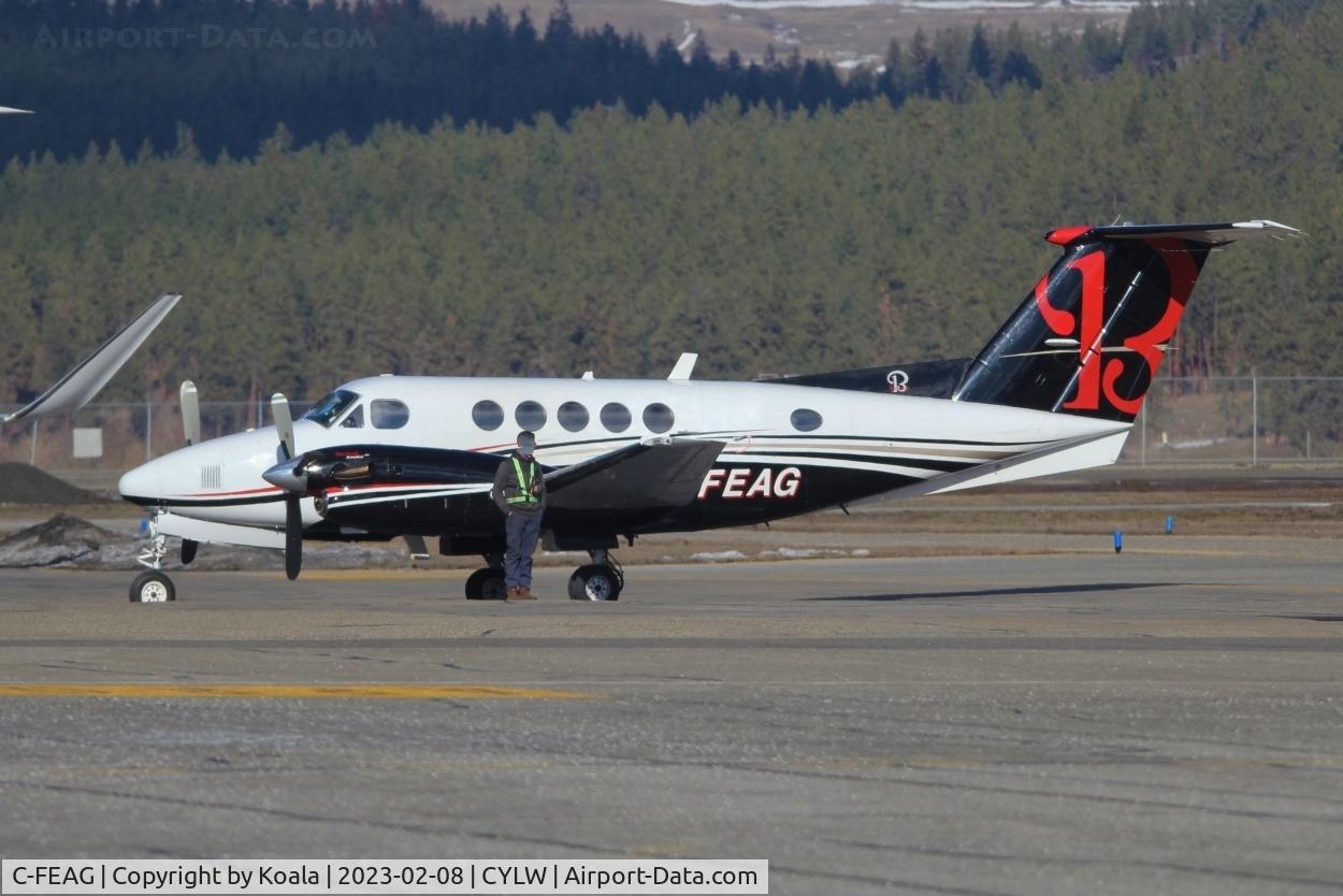 C-FEAG, 1980 Beech 200 Super King Air C/N BB-777, Resting at the GAT.