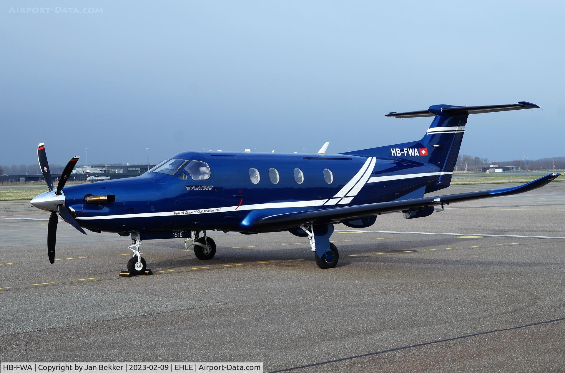 HB-FWA, 2015 Pilatus PC-12/47E C/N 1515, Lelystad Airport