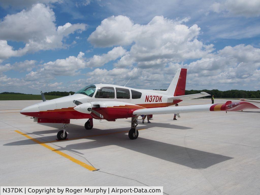 N37DK, 1978 Grumman American GA-7 Cougar C/N GA7-0030, On ramp KSBM