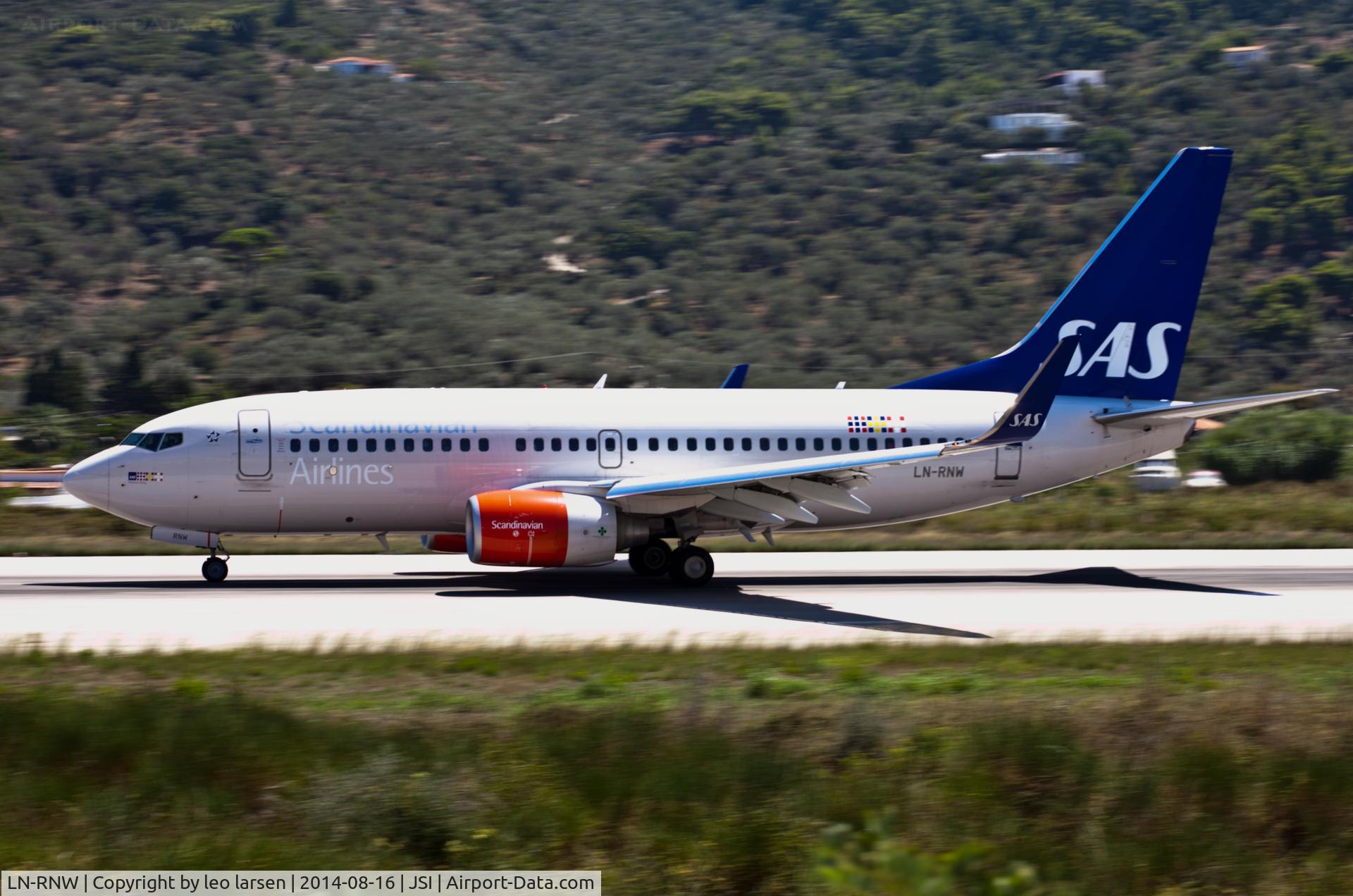 LN-RNW, 2010 Boeing 737-783 C/N 34549, Skiathos 16.8.2014