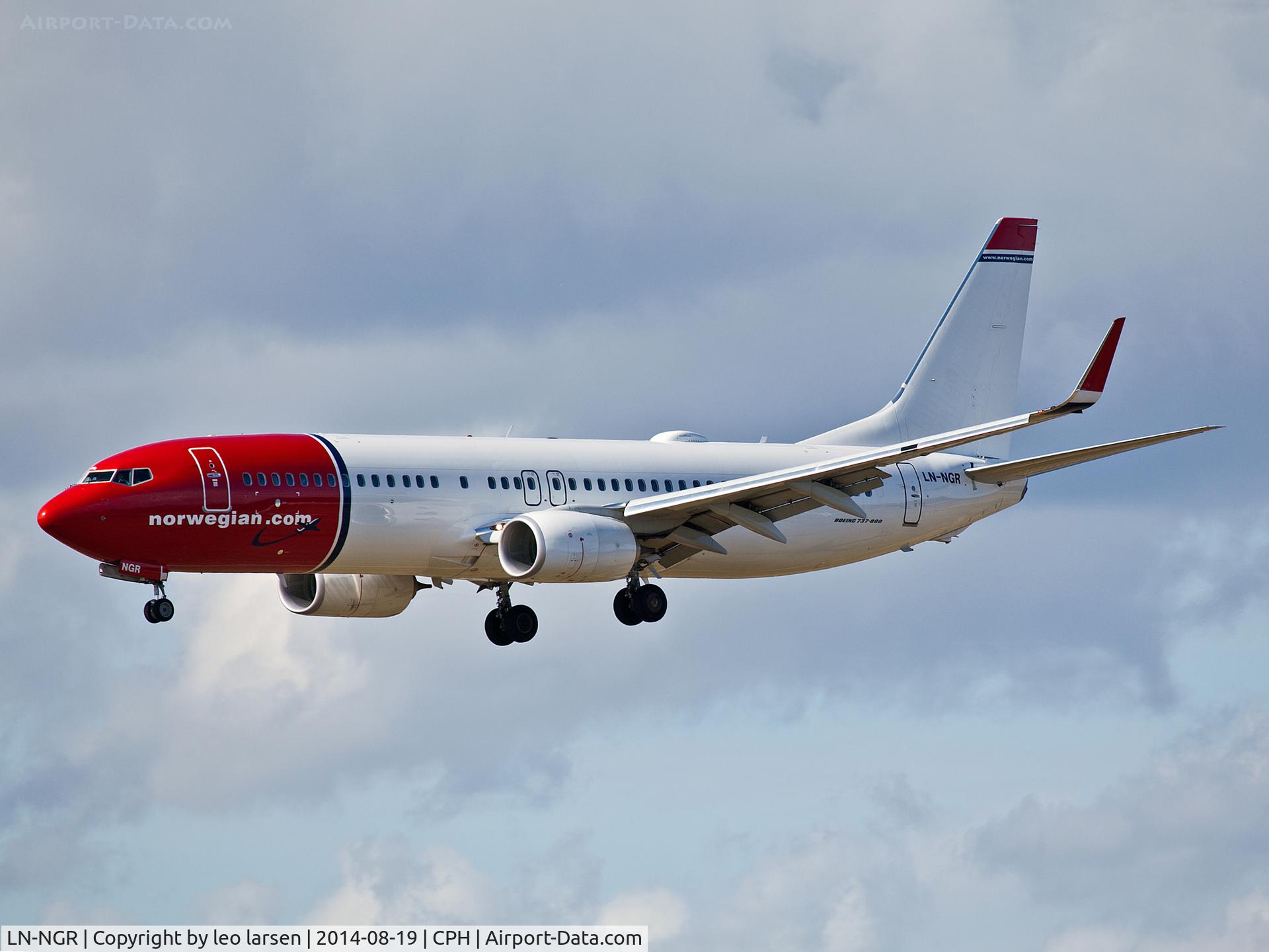 LN-NGR, 2013 Boeing 737-8JP C/N 41121, Copenhagen 19.8.2014