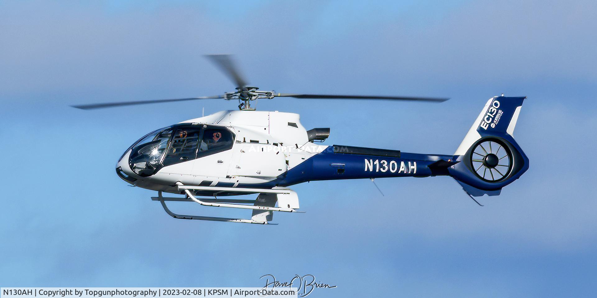 N130AH, 2017 Eurocopter EC130 B4 C/N 3862, Inbound to drop off some passengers