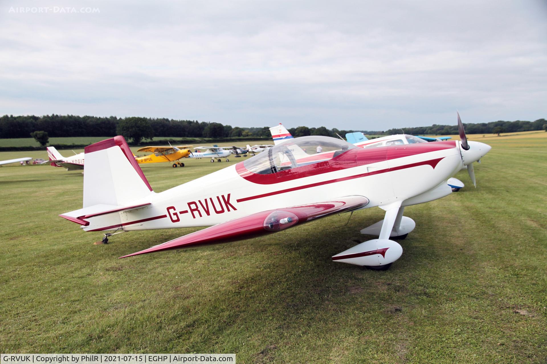 G-RVUK, 2006 Vans RV-7 C/N PFA 323-14441, G-RVUK 2007 VANS RV-7 Popham