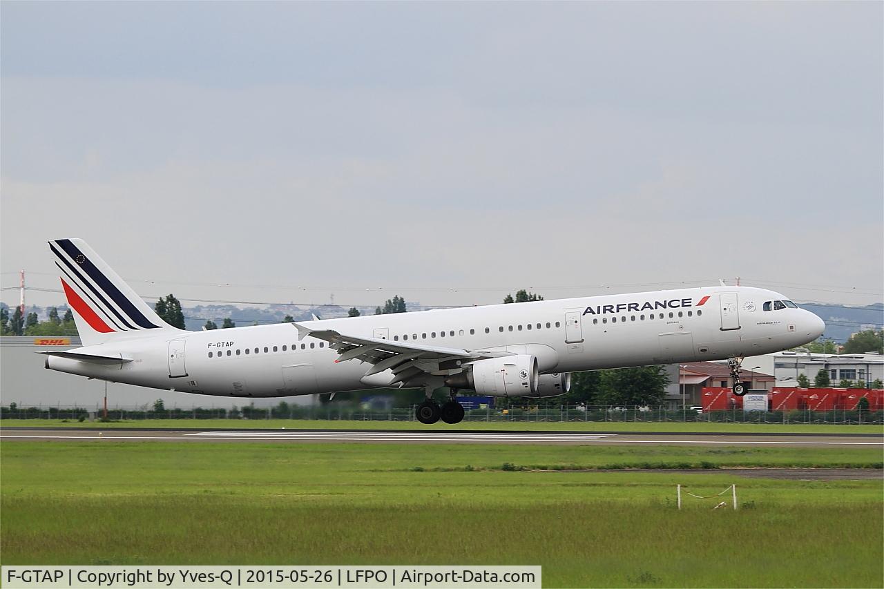 F-GTAP, 2008 Airbus A321-211 C/N 3372, Airbus A321-211, Landing rwy 06, Paris-Orly airport (LFPO-ORY)