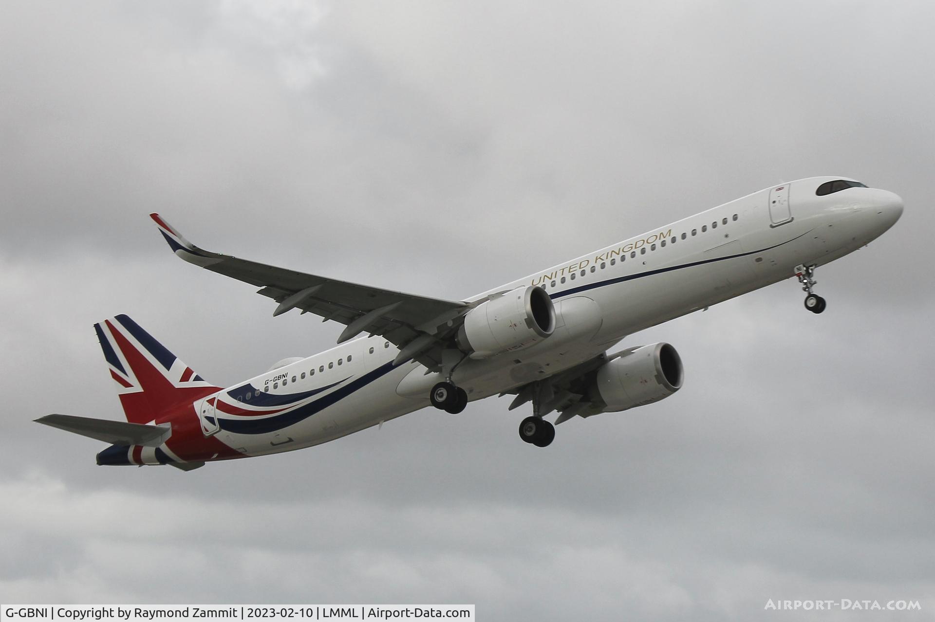 G-GBNI, 2021 Airbus A321-253NX C/N 10238, A321Neo G-GBNI Royal Air Force