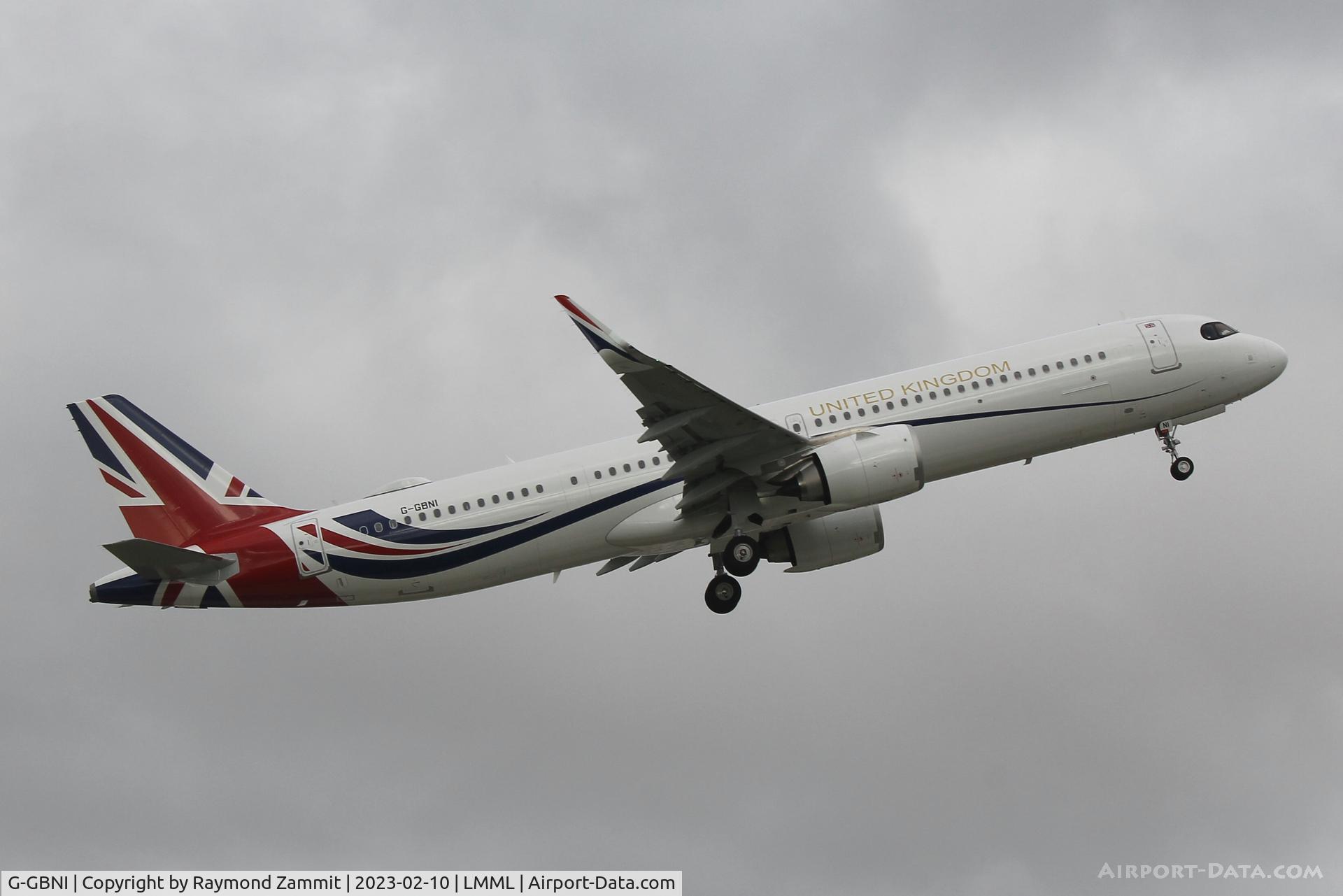 G-GBNI, 2021 Airbus A321-253NX C/N 10238, A321Neo G-GBNI Royal Air Force
