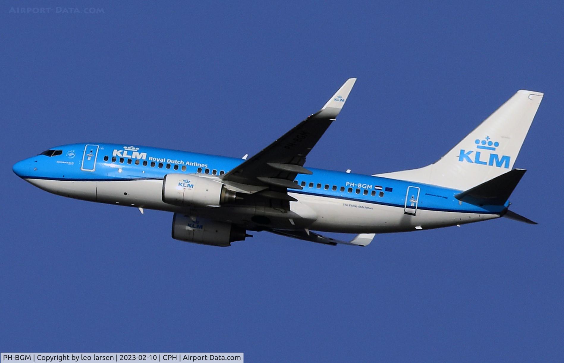 PH-BGM, 2011 Boeing 737-7K2 C/N 39255, Copenhagen 10.2.2023