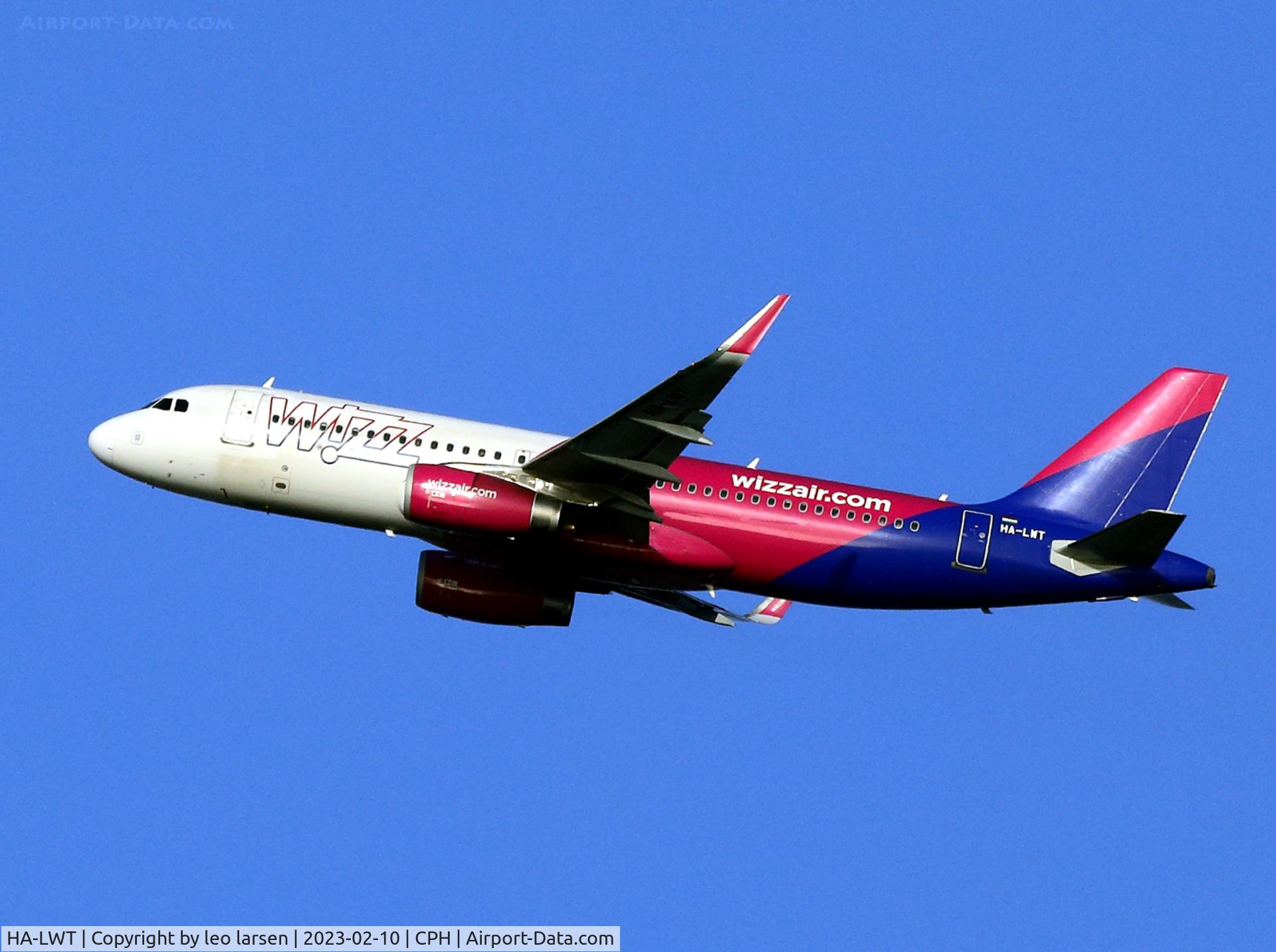 HA-LWT, 2013 Airbus A320-232 C/N 5615, Copenhagen 10.2.2023