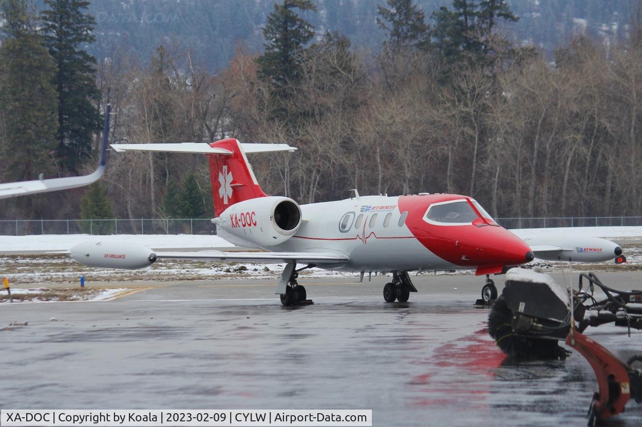 XA-DOC, 1981 Gates Learjet 35A C/N 35A-447, Parked...