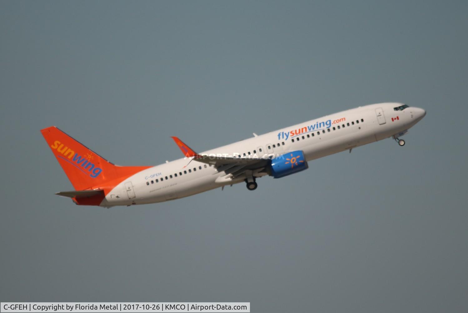 C-GFEH, 2015 Boeing 737-8GS C/N 41608, Sunwing 738