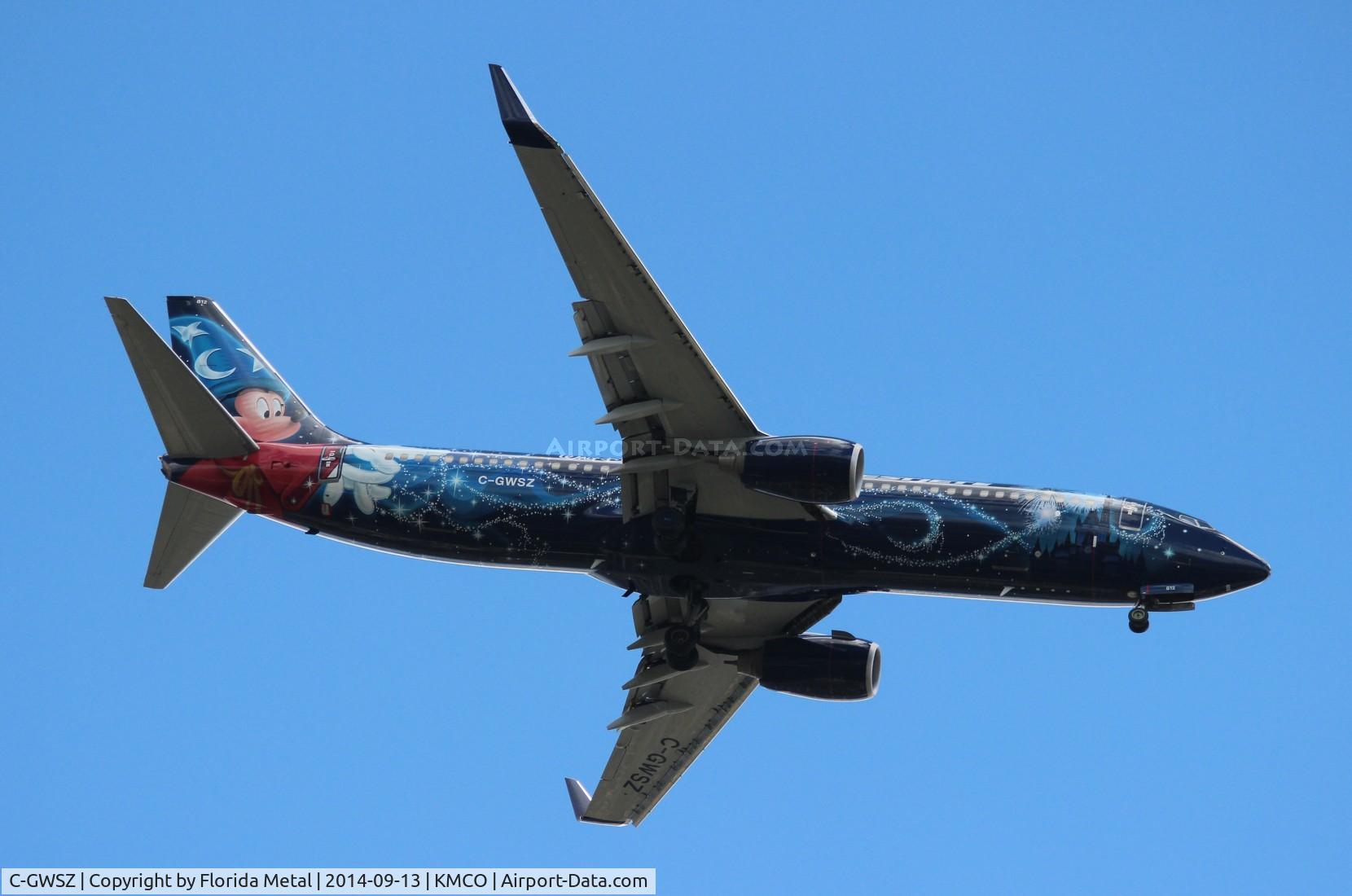 C-GWSZ, 2010 Boeing 737-8CT C/N 37092, WestJet 737-800 zx