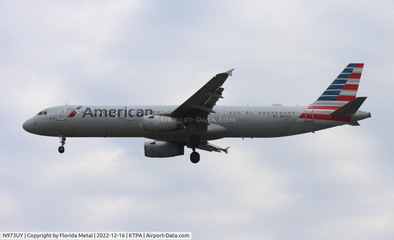N973UY, 2011 Airbus A321-231 C/N 4893, TPA 2022