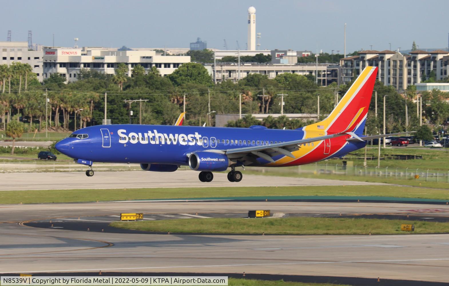 N8539V, 2017 Boeing 737-8H4 C/N 42534, TPA 2022
