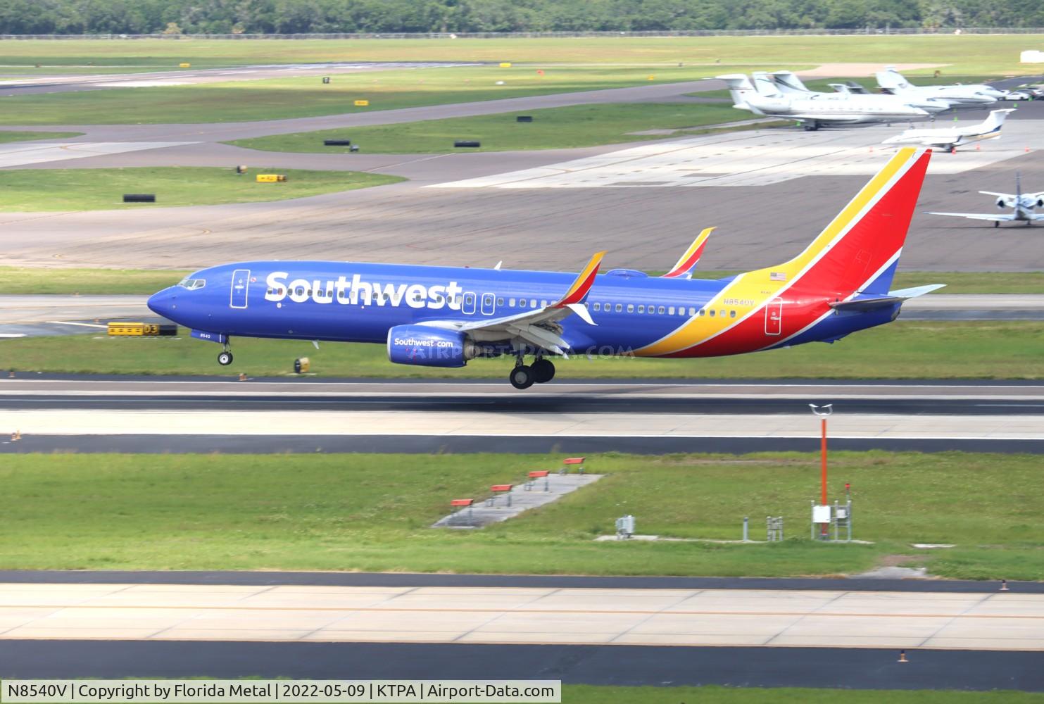 N8540V, 2017 Boeing 737-800 C/N 63598, TPA 2022