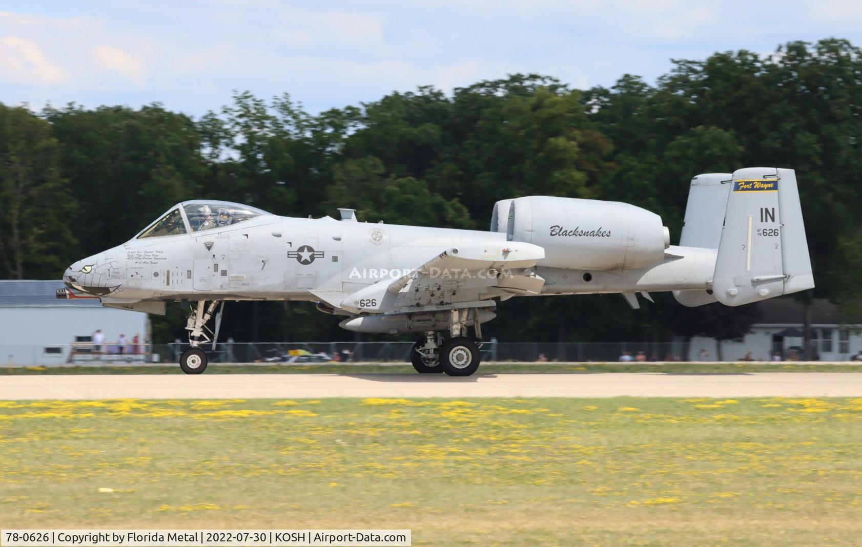 78-0626, 1978 Fairchild Republic A-10C Thunderbolt II C/N A10-0246, USAF A-10 zx