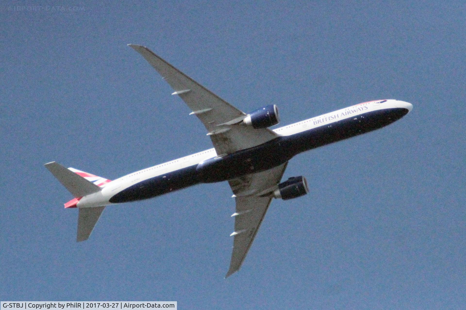 G-STBJ, 2014 Boeing 777-336/ER C/N 43703, G-STBJ 2014 B777-300 BA Woodley
