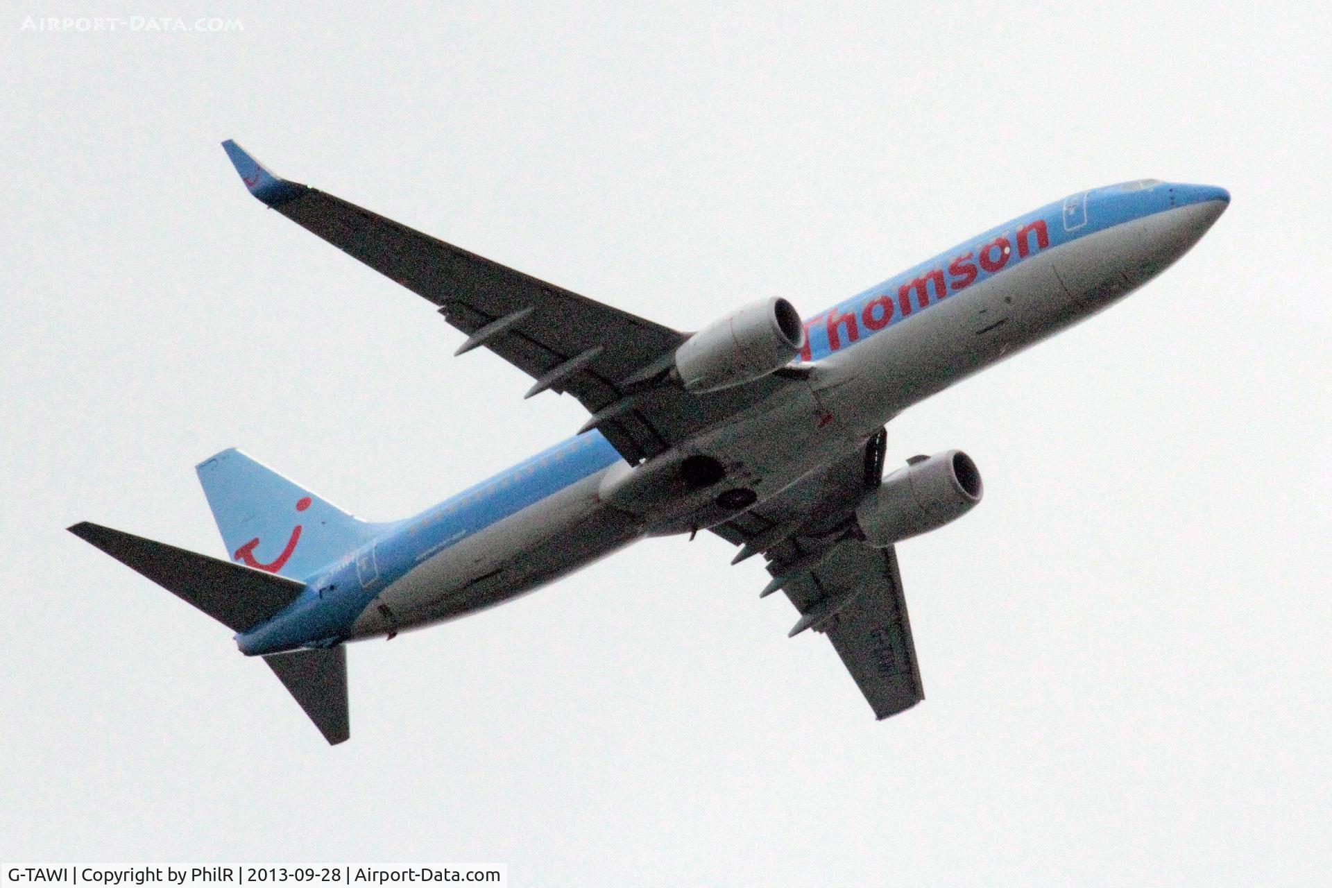 G-TAWI, 2012 Boeing 737-8K5 C/N 37267, G-TAWI 2012 B737-800 Thomson Kingsfold Rally