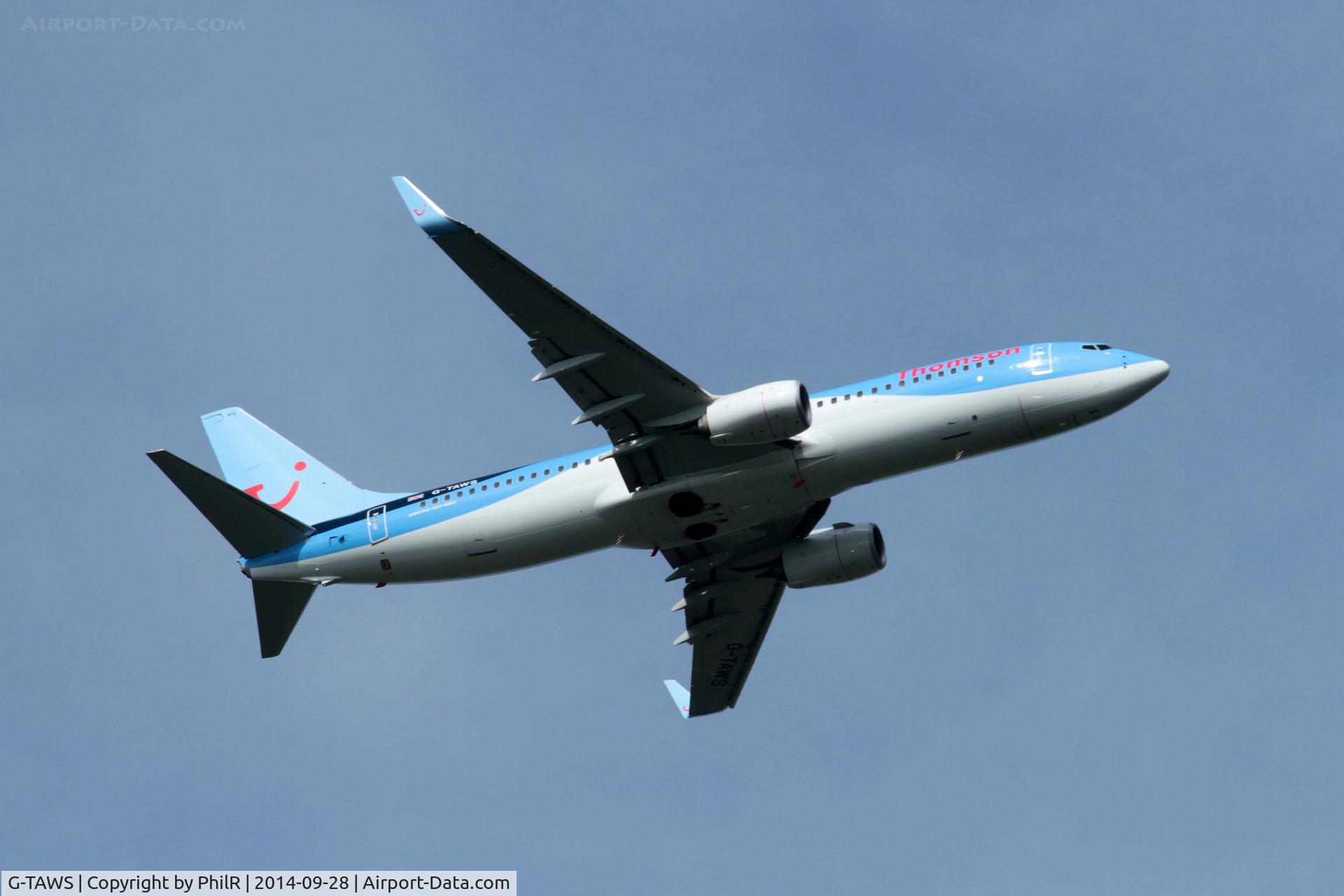 G-TAWS, 2014 Boeing 737-8K5 C/N 37241, G-TAWS 2014 B737-800 Thomson Kingsfold Rally