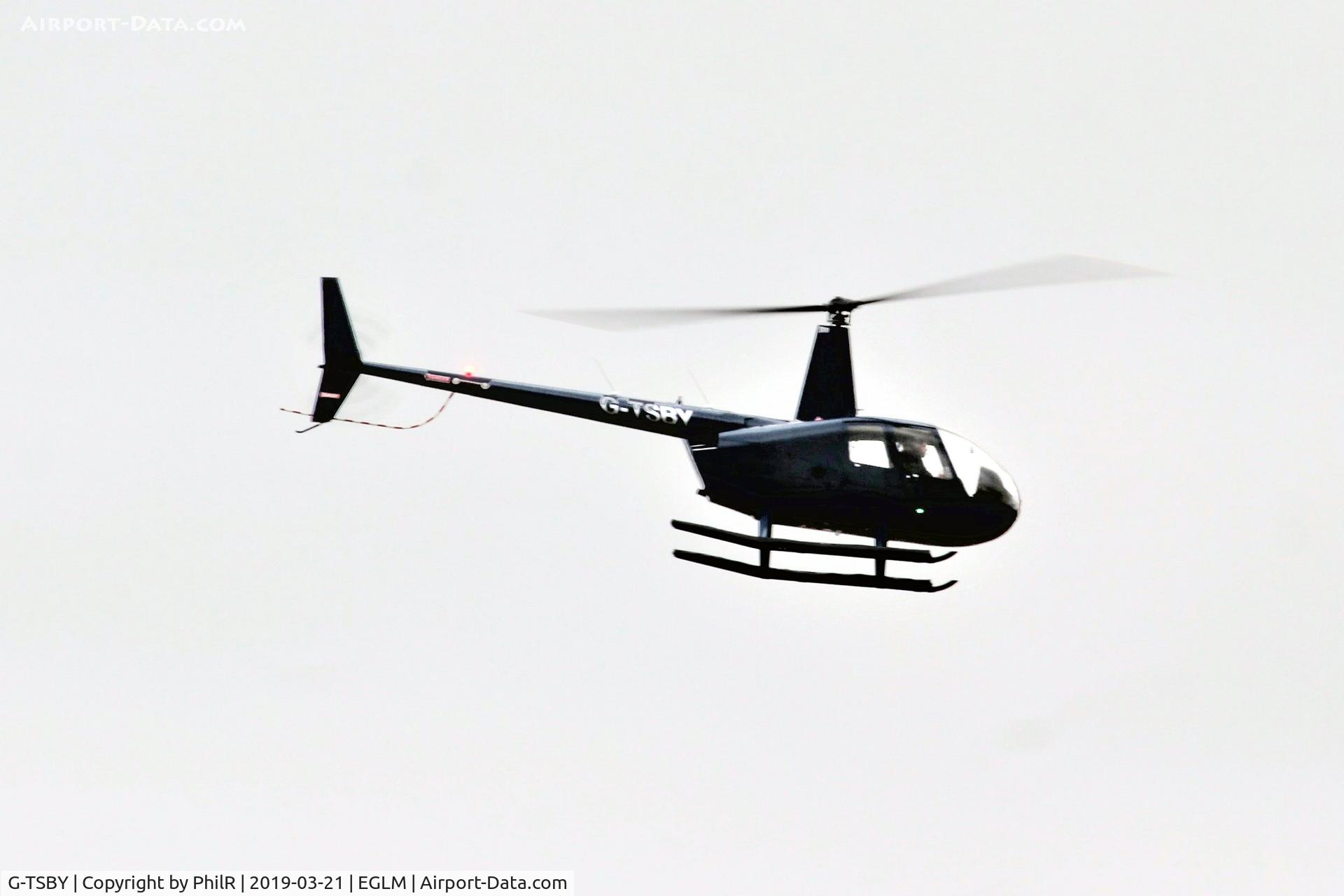 G-TSBY, 2018 Robinson R44 Clipper II C/N 14238, G-TSBY 2018 Robimson R44 Clipper ll White Waltham
