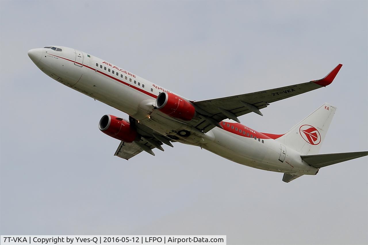 7T-VKA, 2005 Boeing 737-8D6 C/N 34164, Boeing 737-8D6, Climbing from rwy 26, Paris Orly airport (LFPO-ORY)