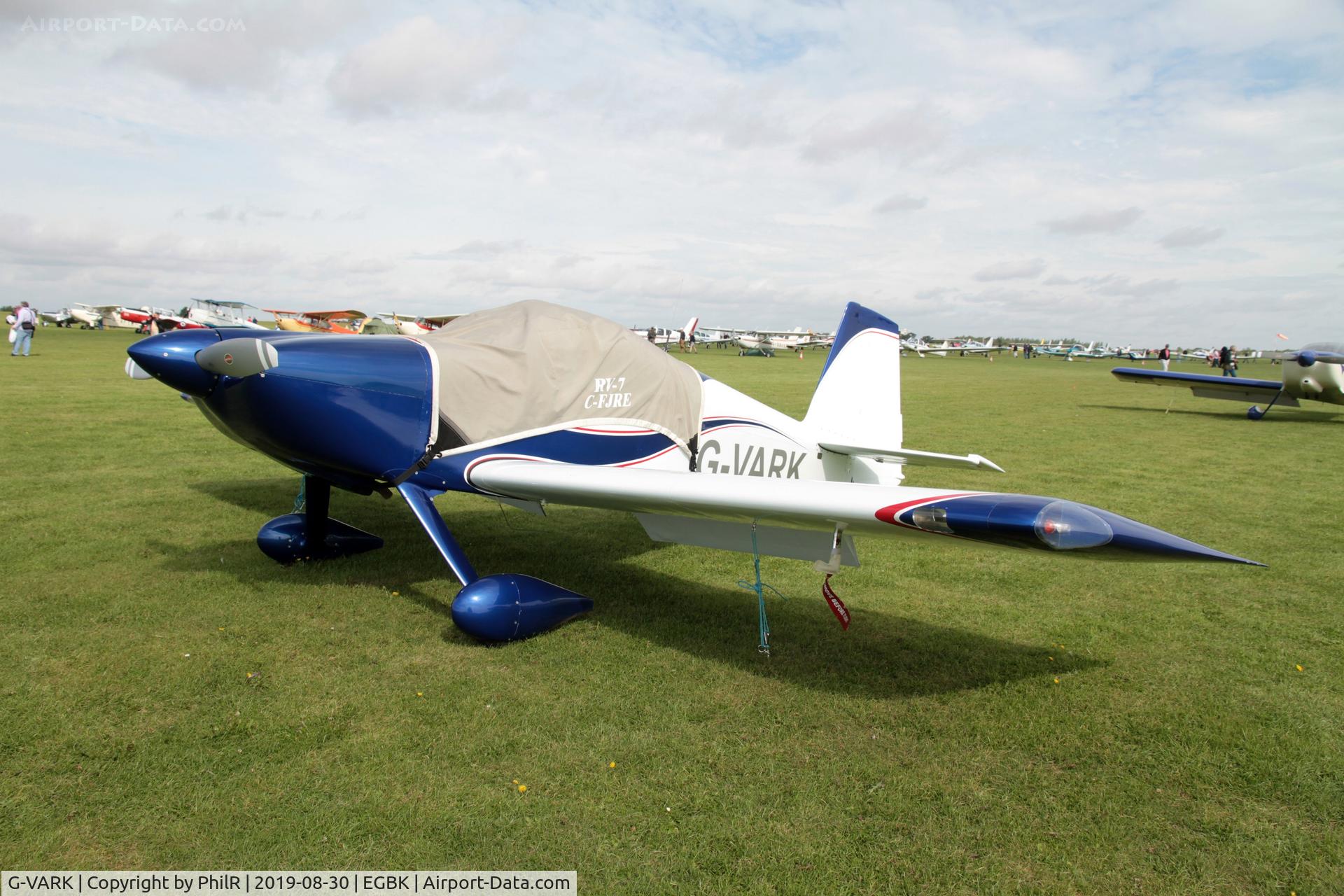 G-VARK, 2010 Vans RV-7 C/N 72469, G-VARK 2010 Vans RV-7 LAA Rally Sywell
