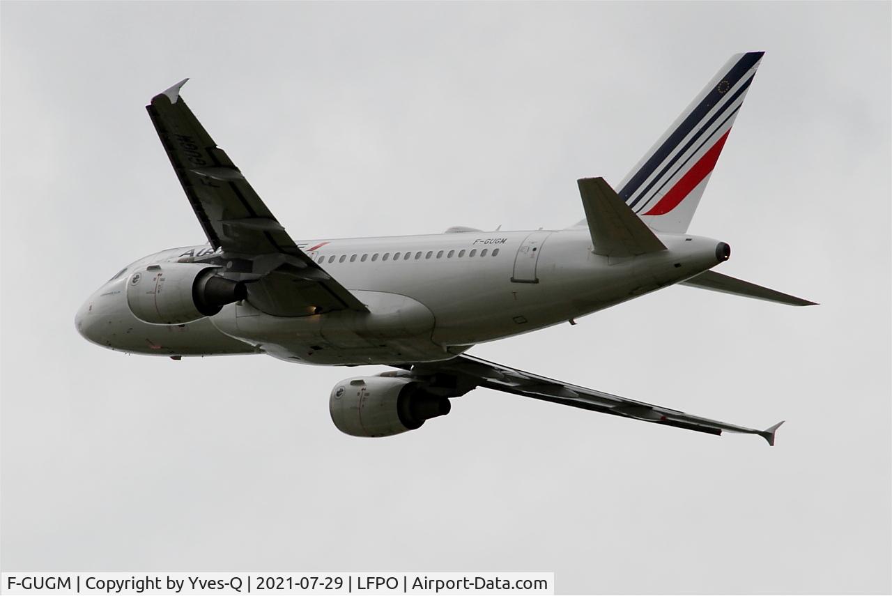 F-GUGM, 2006 Airbus A318-111 C/N 2750, Airbus A318-111, Climbing from rwy 24, Paris-Orly airport (LFPO-ORY)