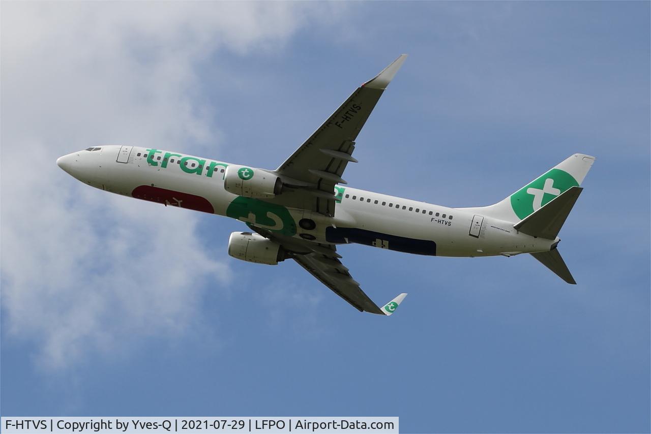 F-HTVS, 2012 Boeing 737-86J C/N 37766, Boeing 737-86J, Climbing from rwy 24, Paris Orly airport (LFPO-ORY)