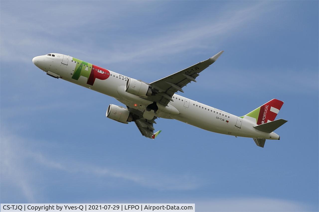CS-TJQ, 2019 Airbus A321-251NX C/N 9308, Airbus A321-251NX, Climbing from rwy 24, Paris Orly airport (LFPO-ORY)